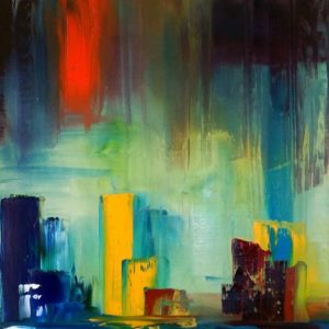 Her Summer, 50 x 40 cm oil on canvas by Daria Zaseda