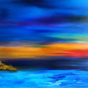 Magic Sea, 50 x 70 cm oil on canvas by Daria Zaseda
