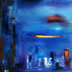 Narnia, 60 x 60 cm oil on canvas by Daria Zaseda