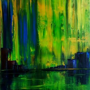 Swamp, 60 x 50 cm oil on canvas by Daria Zaseda
