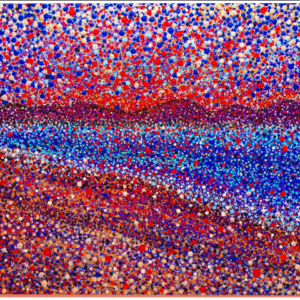 Hydra Island, acrylic on canvas, 150 x 180 cm by Milly Martionou