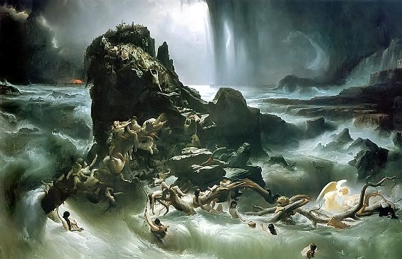 The Deluge by Francis Danby c. 1837