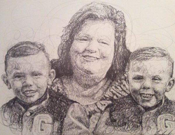 Word Art Portrait by Michael Volpicelli