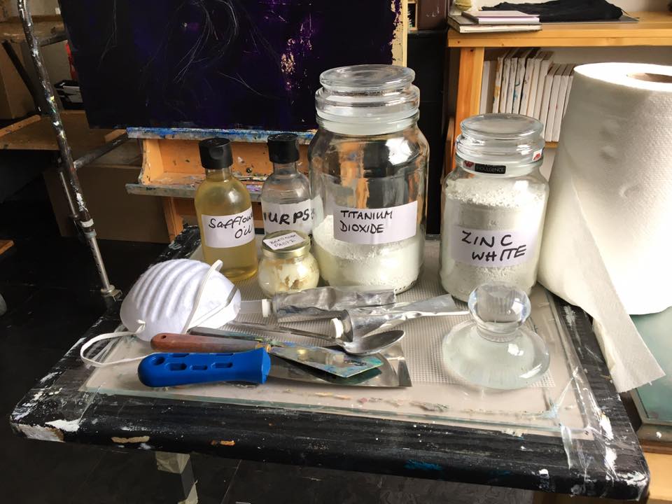 Dawn Rodger Making Oil Paint