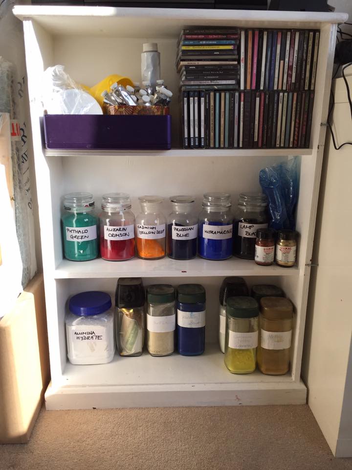 Dawn Rodger Pigments for Making Oil Paint
