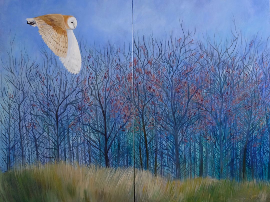 The Peace of Wild Things (diptych) by Dawn Rodger Art