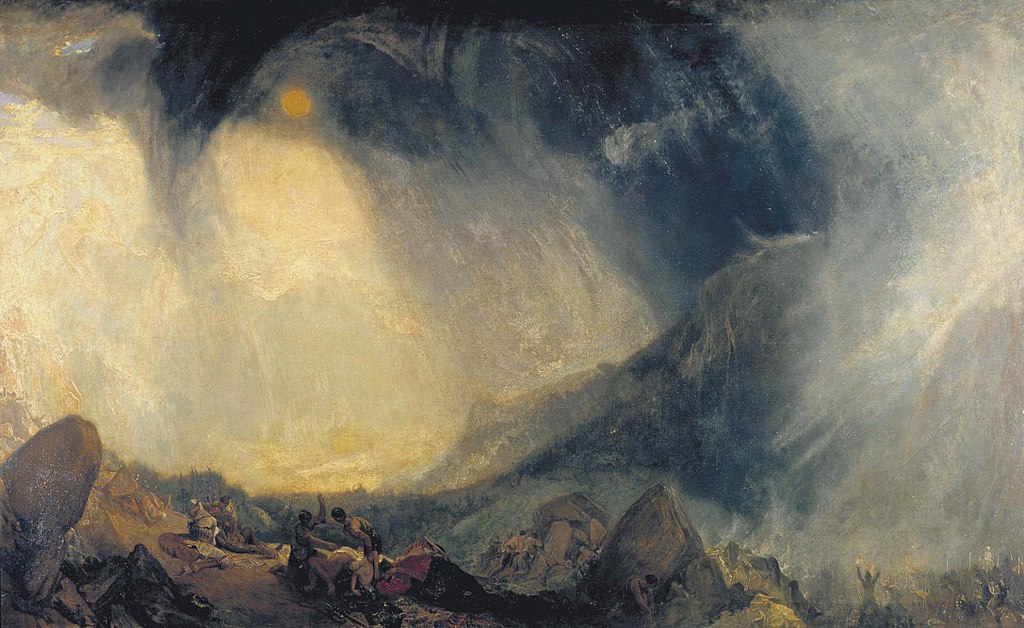 Turner's Snow Storm-Hannibal and His Army Crossing the Alps