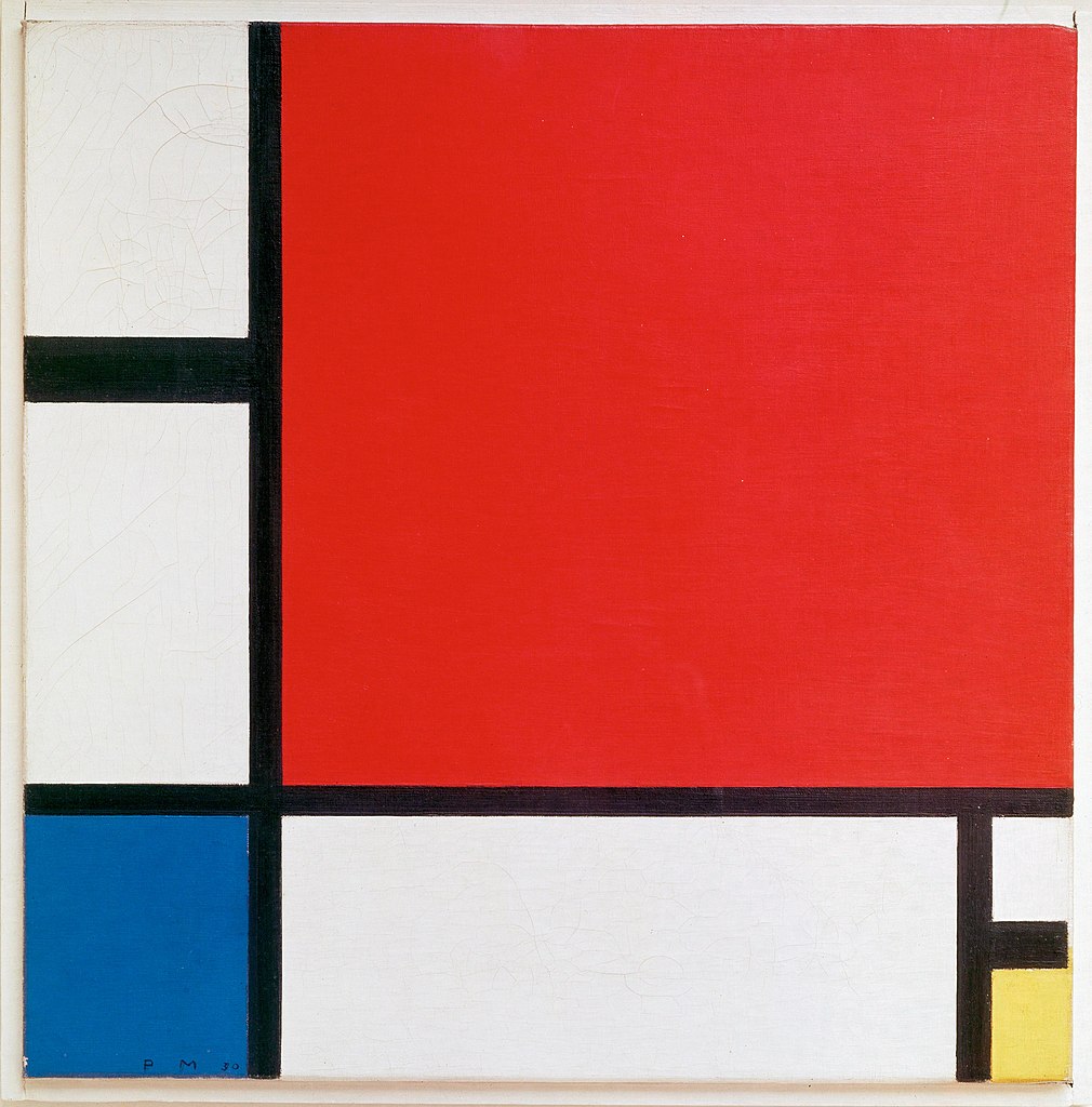 Mondrian's Composition II in Red, Blue, and Yellow