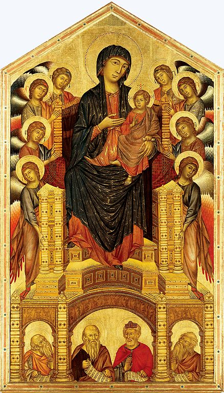 Madonna and Child Enthroned by Cimabue